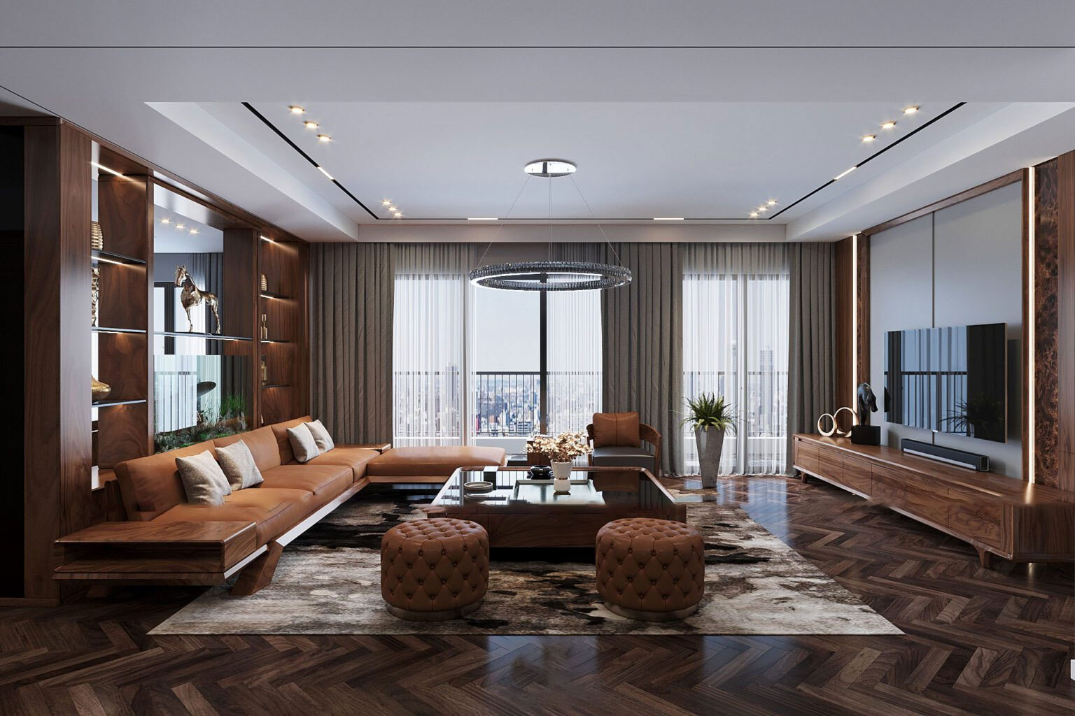 TOP mẫu thiết kế penthouse đẳng cấp ấn tượng độc bản khác biệt