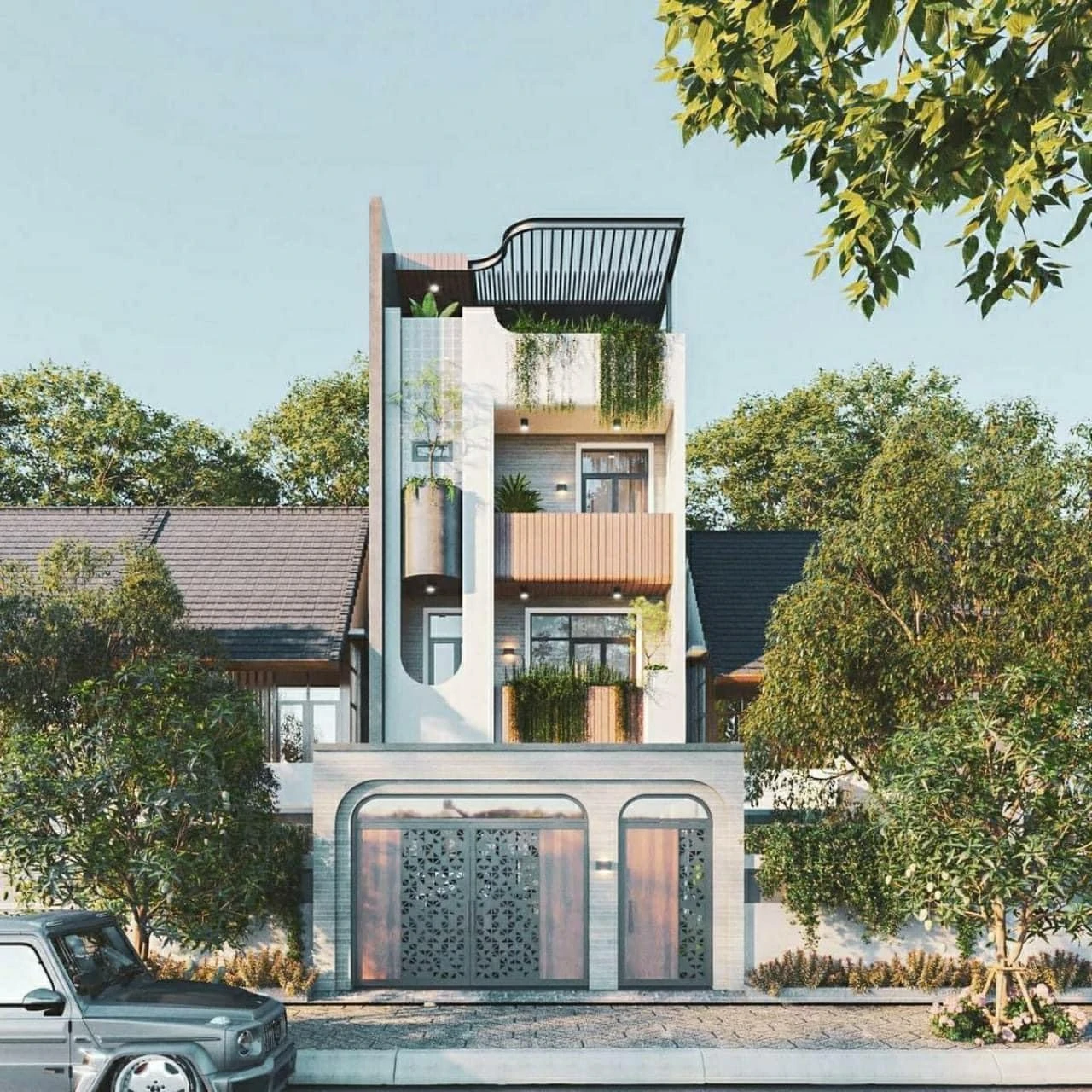 Nhà phố 6x15m
